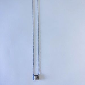 Sterling Silver 18 in Dimonique necklace